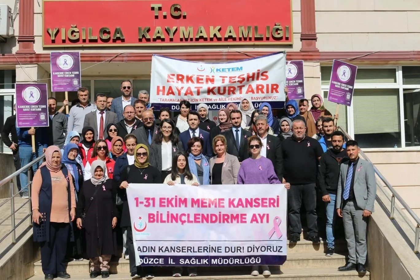 Farkındalık oluşturmak için yürüdüler