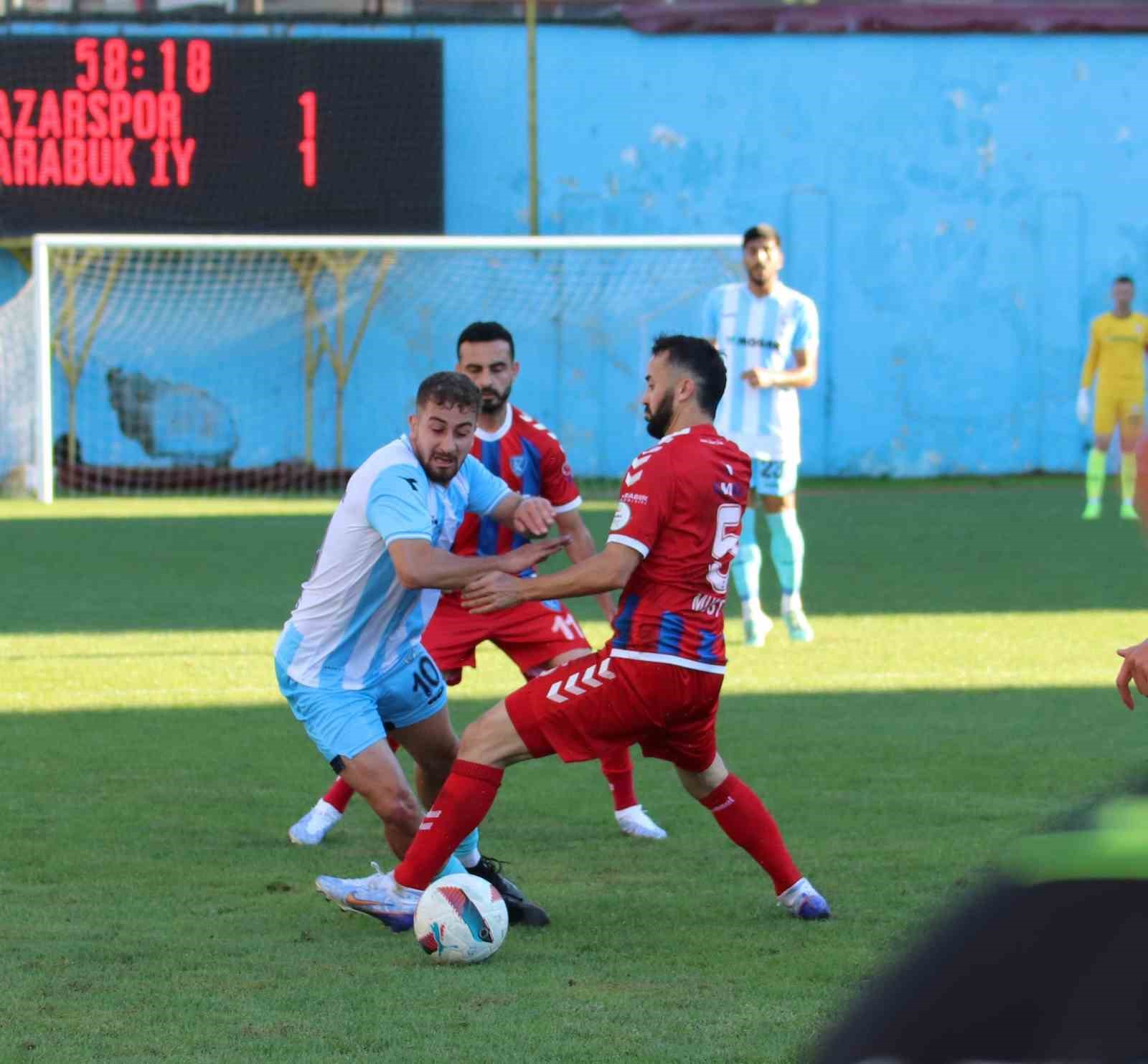 TFF 3. Lig: Pazarspor: 2 - Karabük İdmanyurdu: 2
