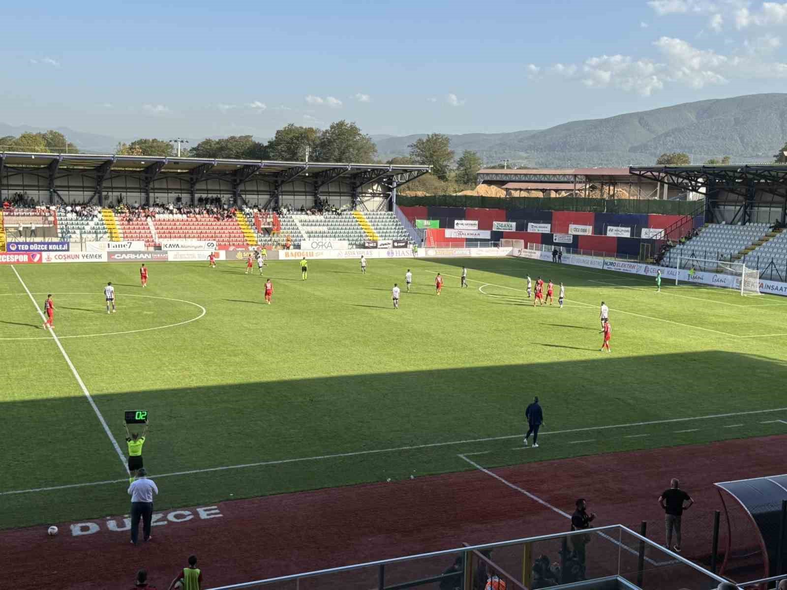 TFF 3. Lig: Düzcespor: 0 - Artvin Hopaspor: 0
