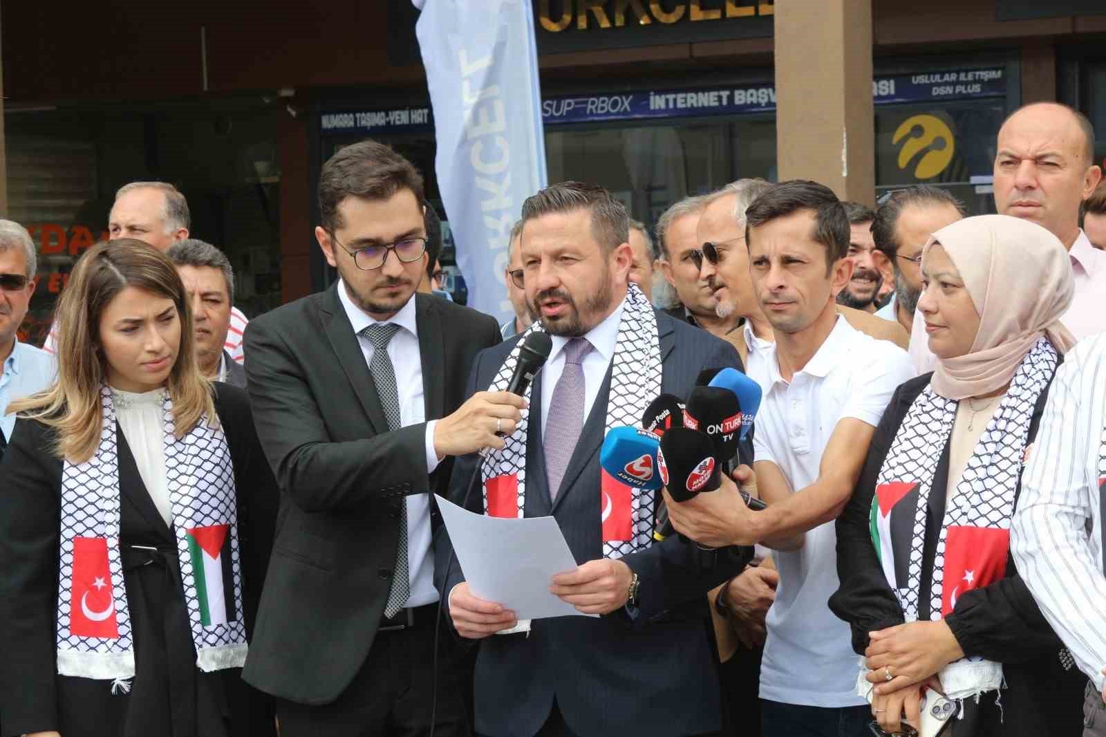 AK Parti İl Başkanlığından Gazze&rsquo;ye destek
