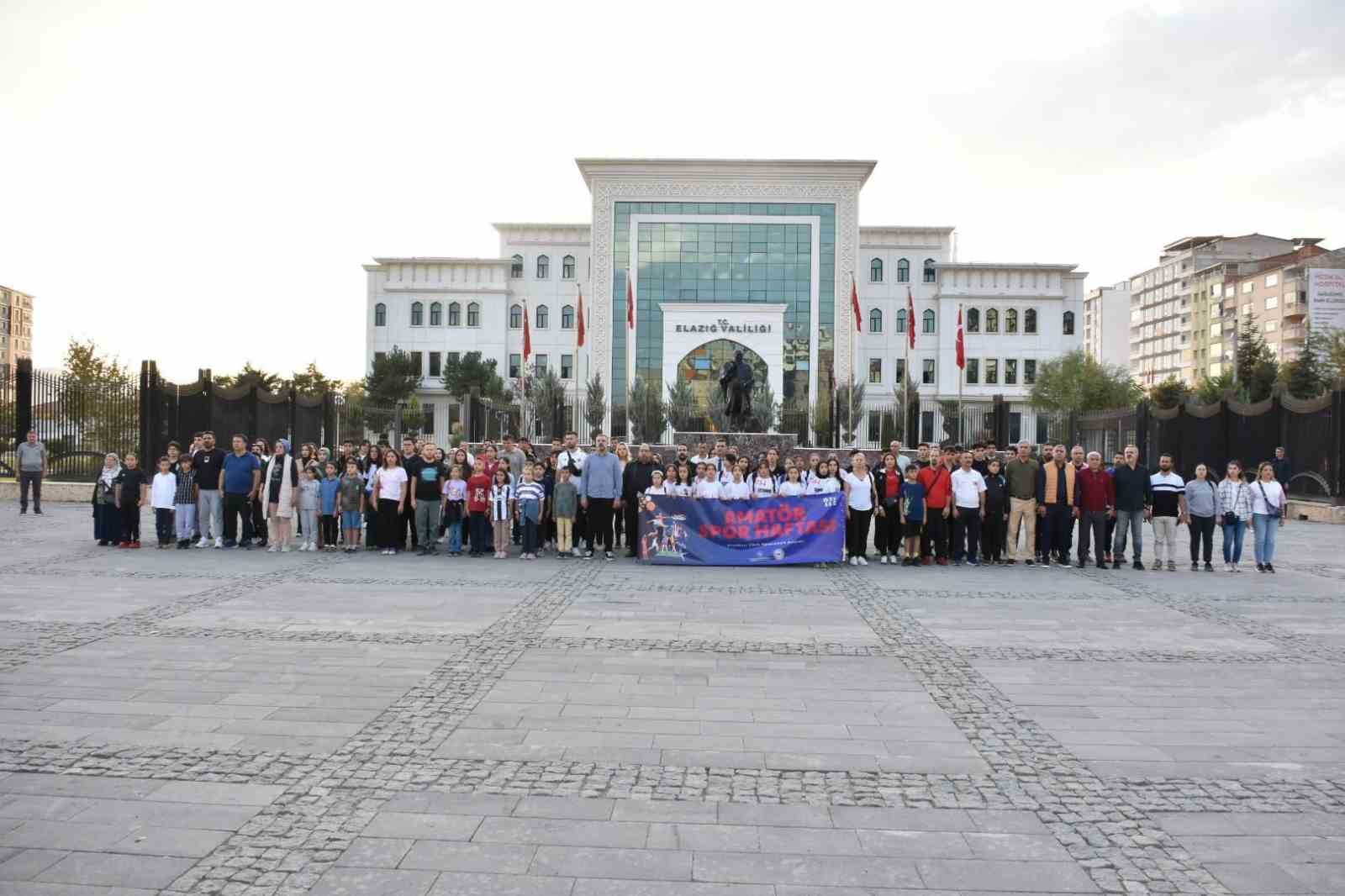 Elazığ’da Amatör Spor Haftası müsabakaları başladı