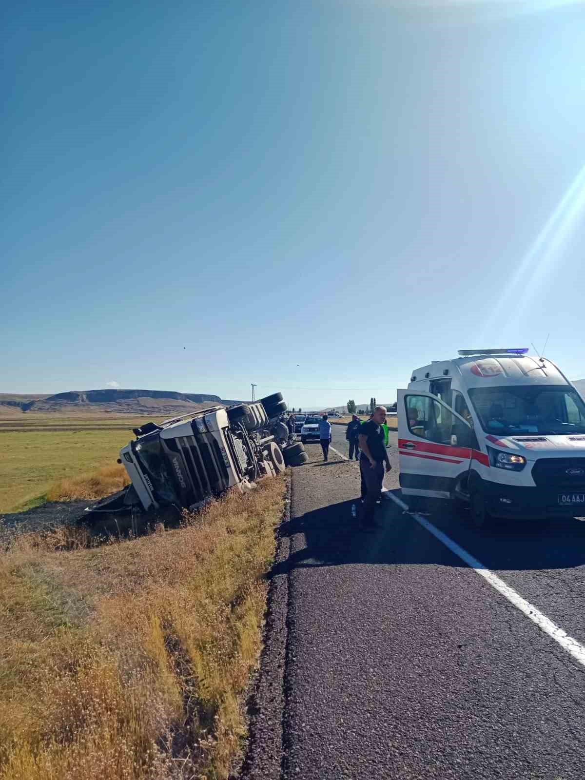 Ağrı’da trafik kazası: 1 yaralı