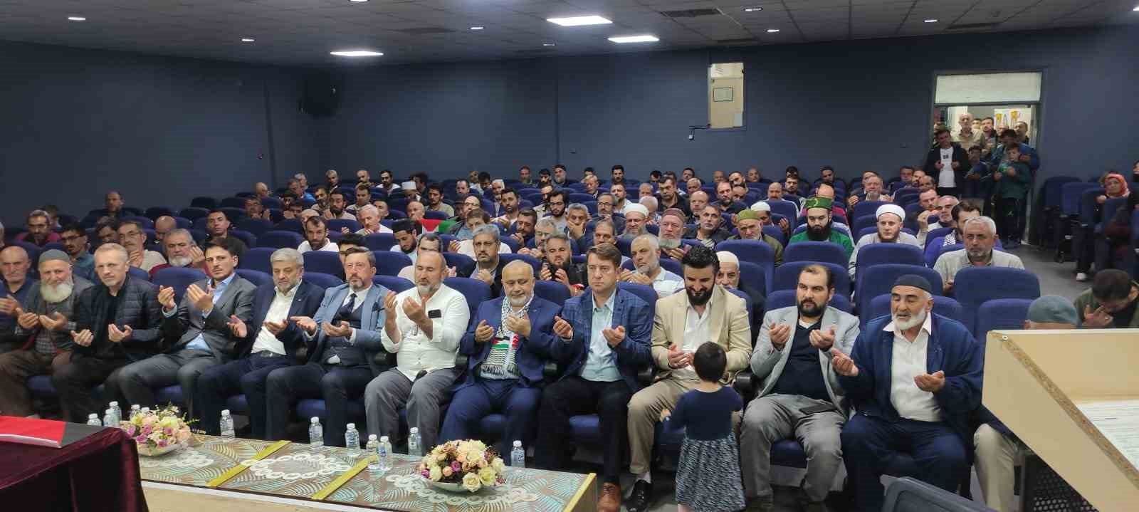 Bilecik&rsquo;te &rsquo;Aksa Tufanı Sonrası M&uuml;sl&uuml;manların Duruşu ve Dua&rsquo; adlı programı d&uuml;zenlendi
