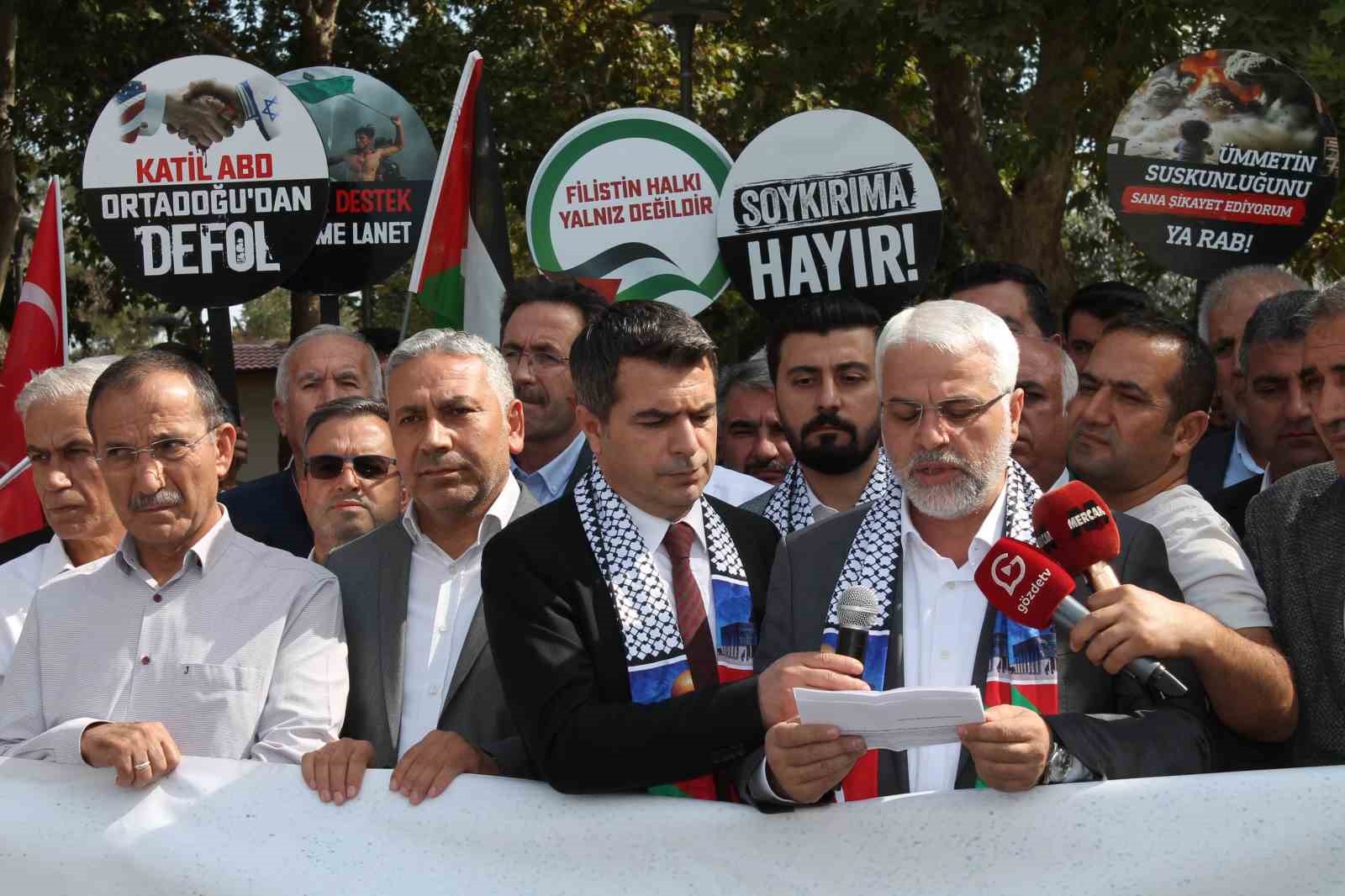 AK Parti Adıyaman&rsquo;dan İsrail&rsquo;e tepki
