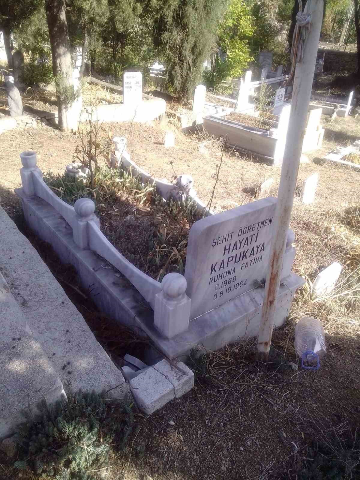 MHP&rsquo;den şehit &ouml;ğretmen Hayati Kapukaya&rsquo;ya ahde vefa
