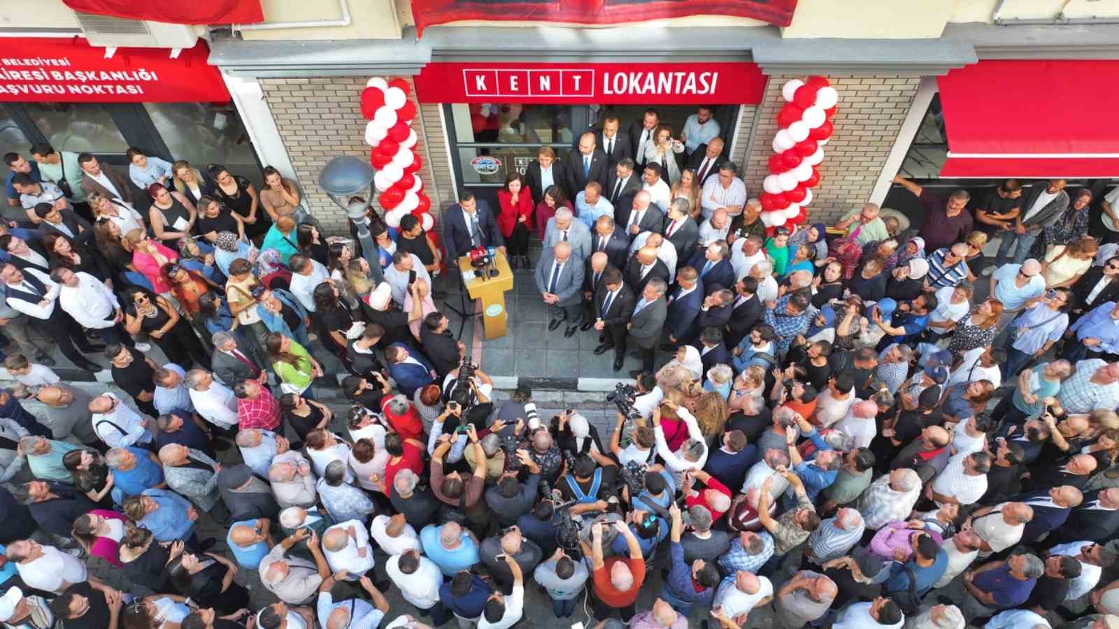 Manisa’da miting gibi ’Kent Lokantası’ açılışı
