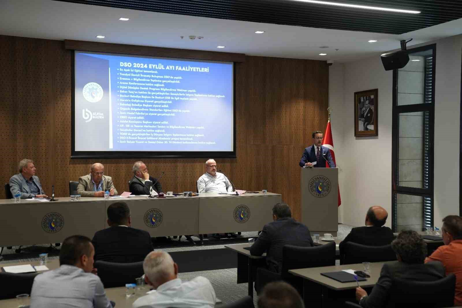 DSO Meclisi Ekim ayı olağan toplantısı ger&ccedil;ekleştirdi
