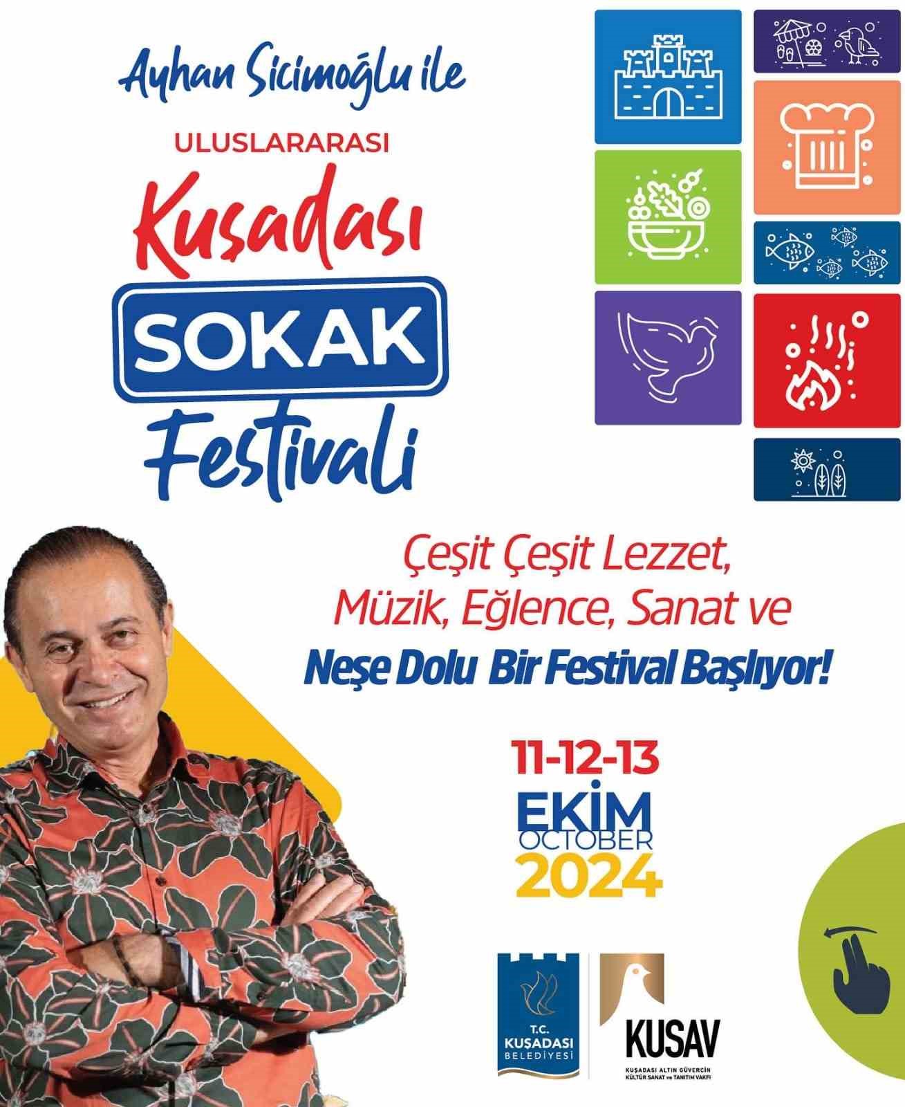 Uluslararası Kuşadası Sokak Festivali i&ccedil;in geri sayım başladı
