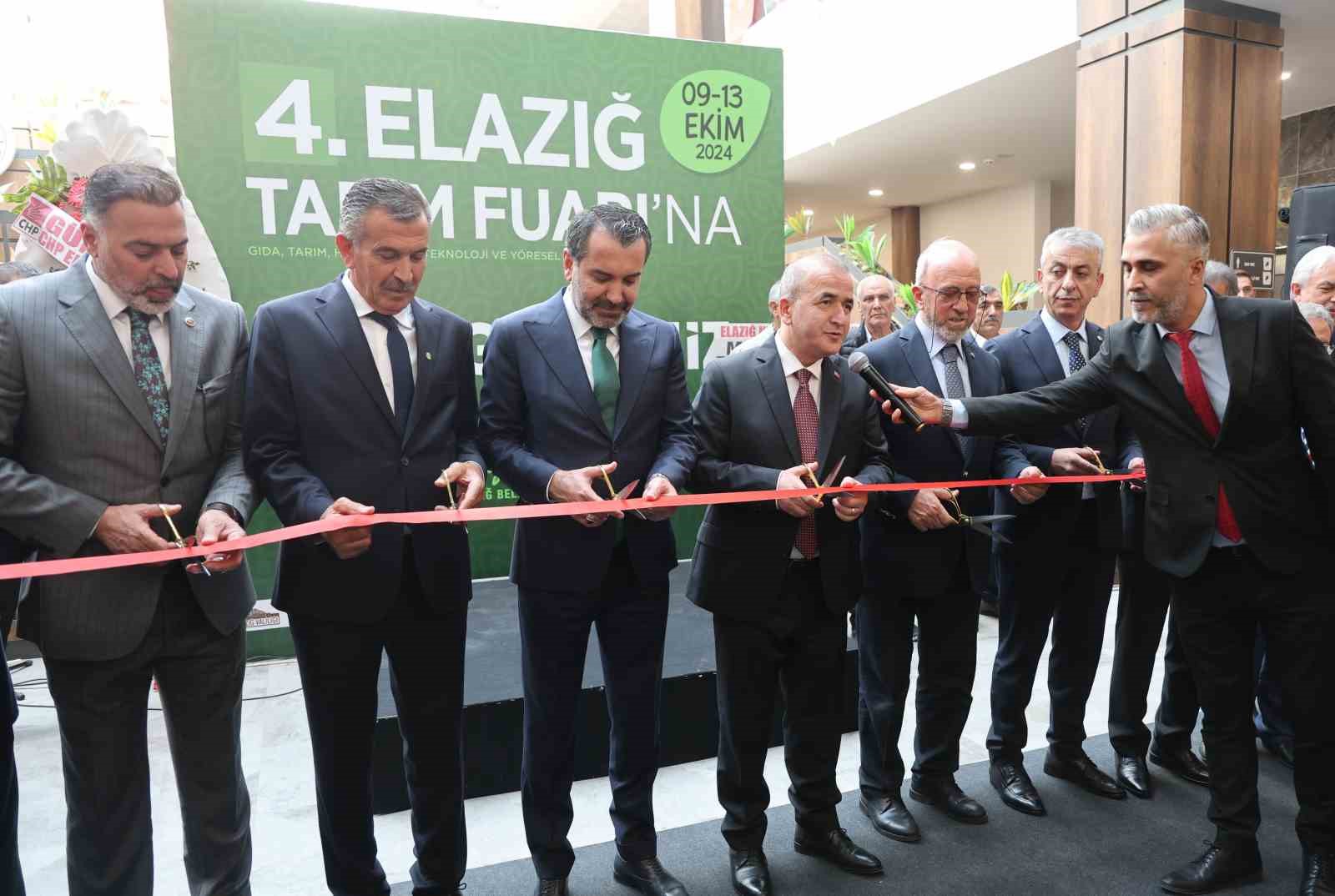 Elazığ’da 4’üncü Tarım Fuarı açıldı