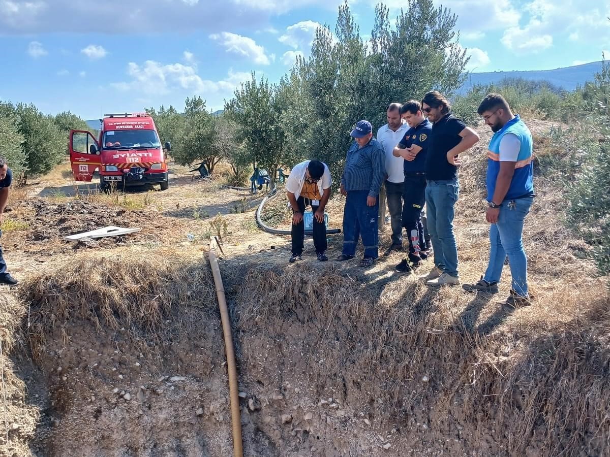 Kuyuya düşen köpeği itfaiye ekipleri kurtardı
