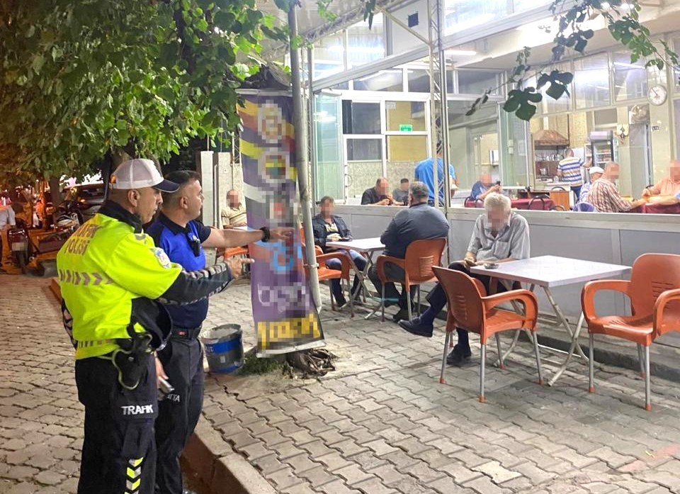 Turgutlu&rsquo;da emniyet ve zabıtadan ortak denetim

