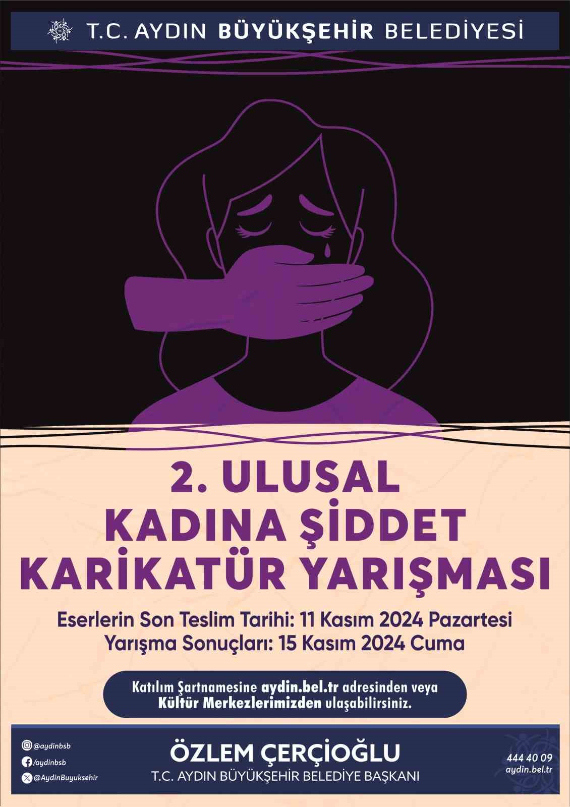 Aydın&rsquo;da 2. Ulusal Kadına Şiddet Karikat&uuml;r Yarışması başlıyor
