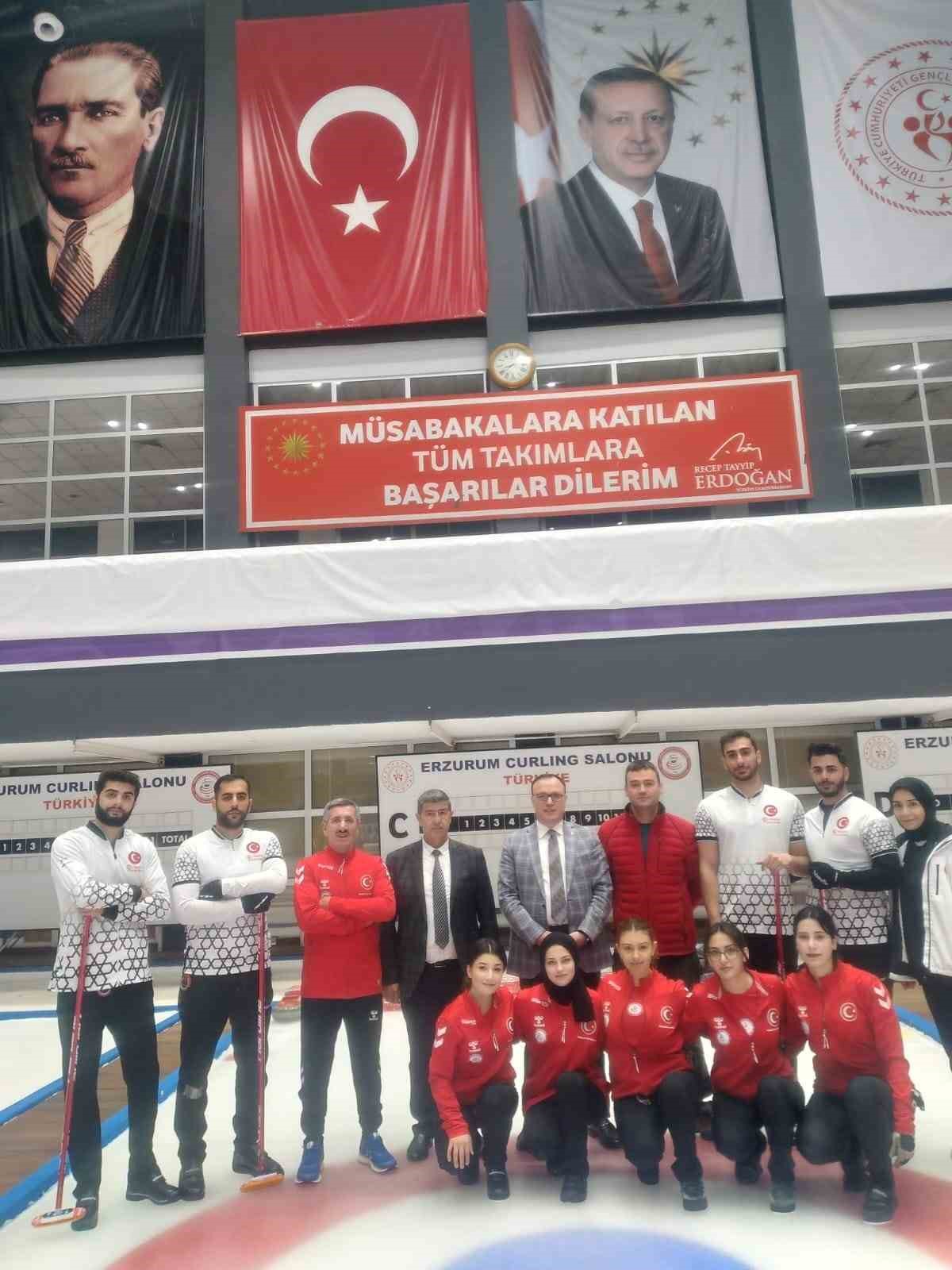 Milli Curlingçilere Kaymakam morali
