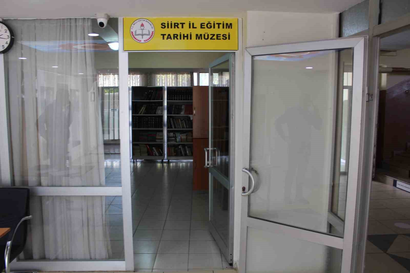 Siirt Lisesi&rsquo;nde bulunan m&uuml;ze tarihe ışık tutuyor
