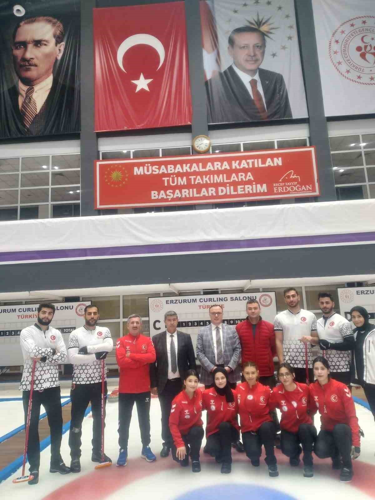 Milli Curling&ccedil;ilere Kaymakam morali
