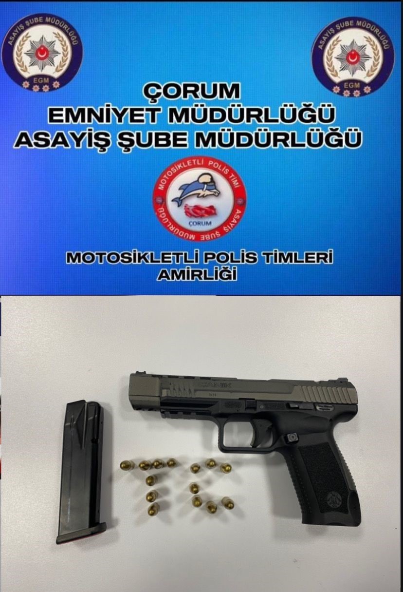 &Ccedil;orum&rsquo;da polis ekiplerinin şok uygulamaları s&uuml;r&uuml;yor
