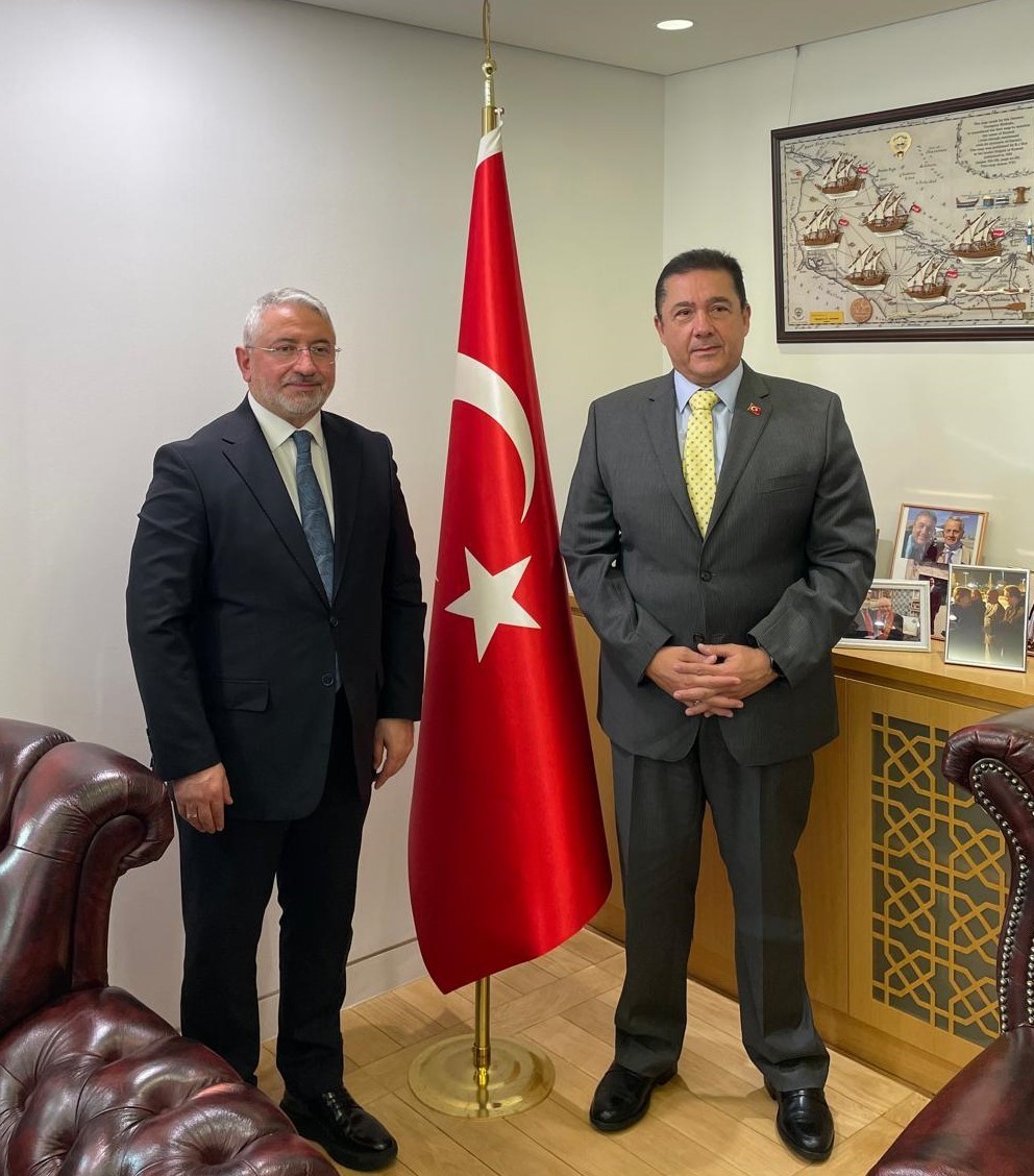 Başkan Aşgın Seul B&uuml;y&uuml;kel&ccedil;isi Tamer&rsquo;i ziyaret etti
