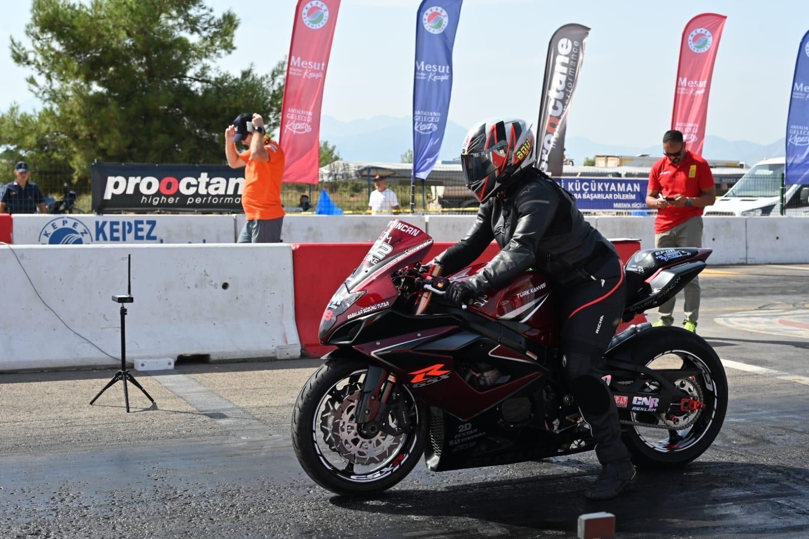 Kepez&rsquo;de Motodrag heyecanı başladı
