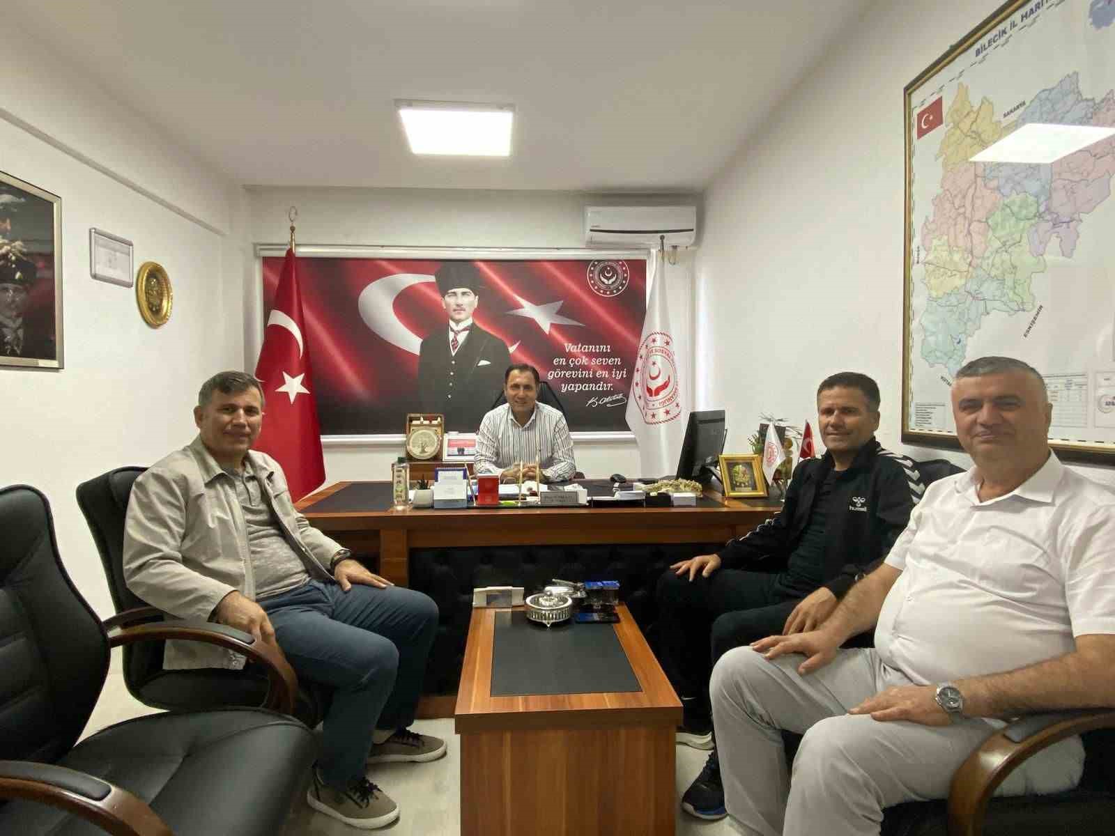 Bilecik Aile ve Sosyal Hizmetler İl Müdürü’ne Isparta’dan ziyaret