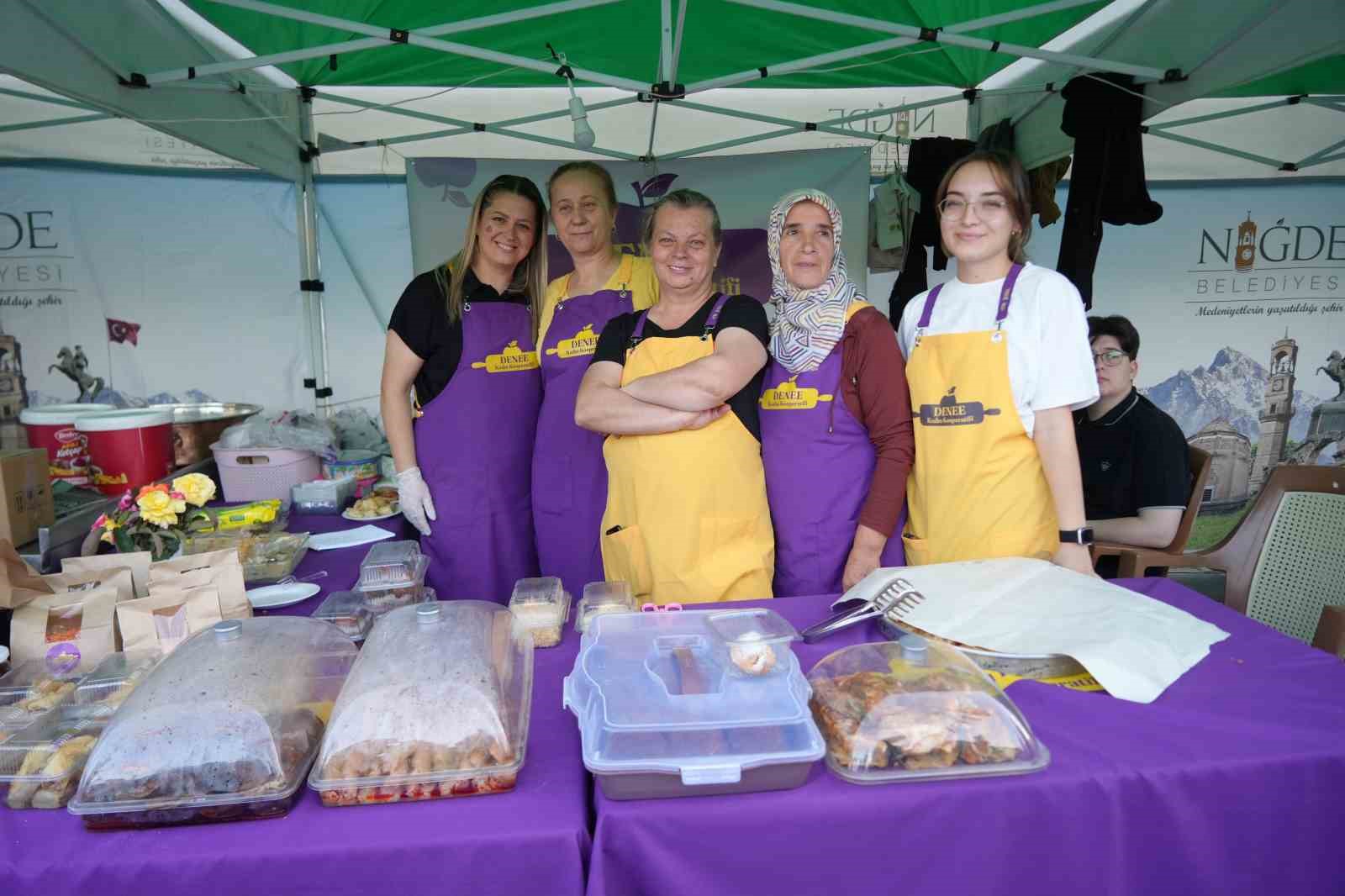 Üreten kadınlar Niğde 4. Gastronomi Festivali’nde buluştu