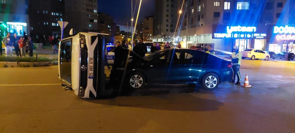 Erzurum’da kent merkezinde bir ayda 174 trafik kazası