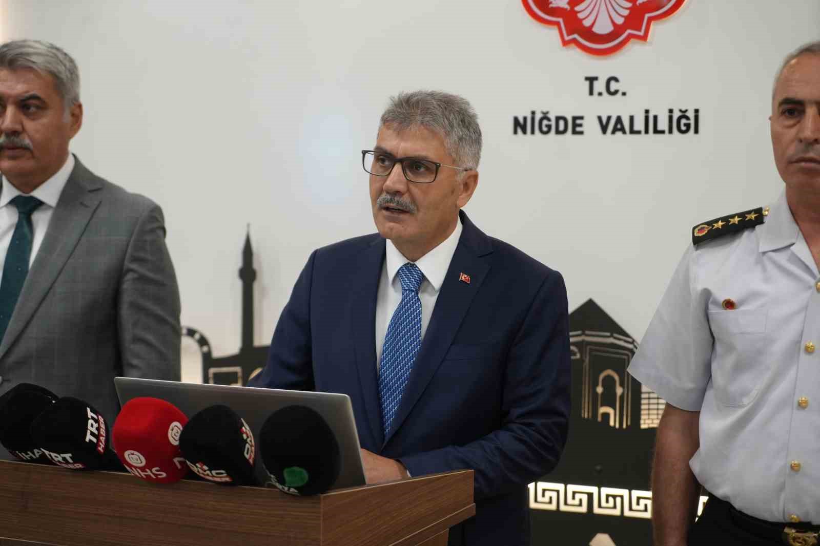 Niğde’de İl Güvenlik ve Asayiş Toplantısı yapıldı
