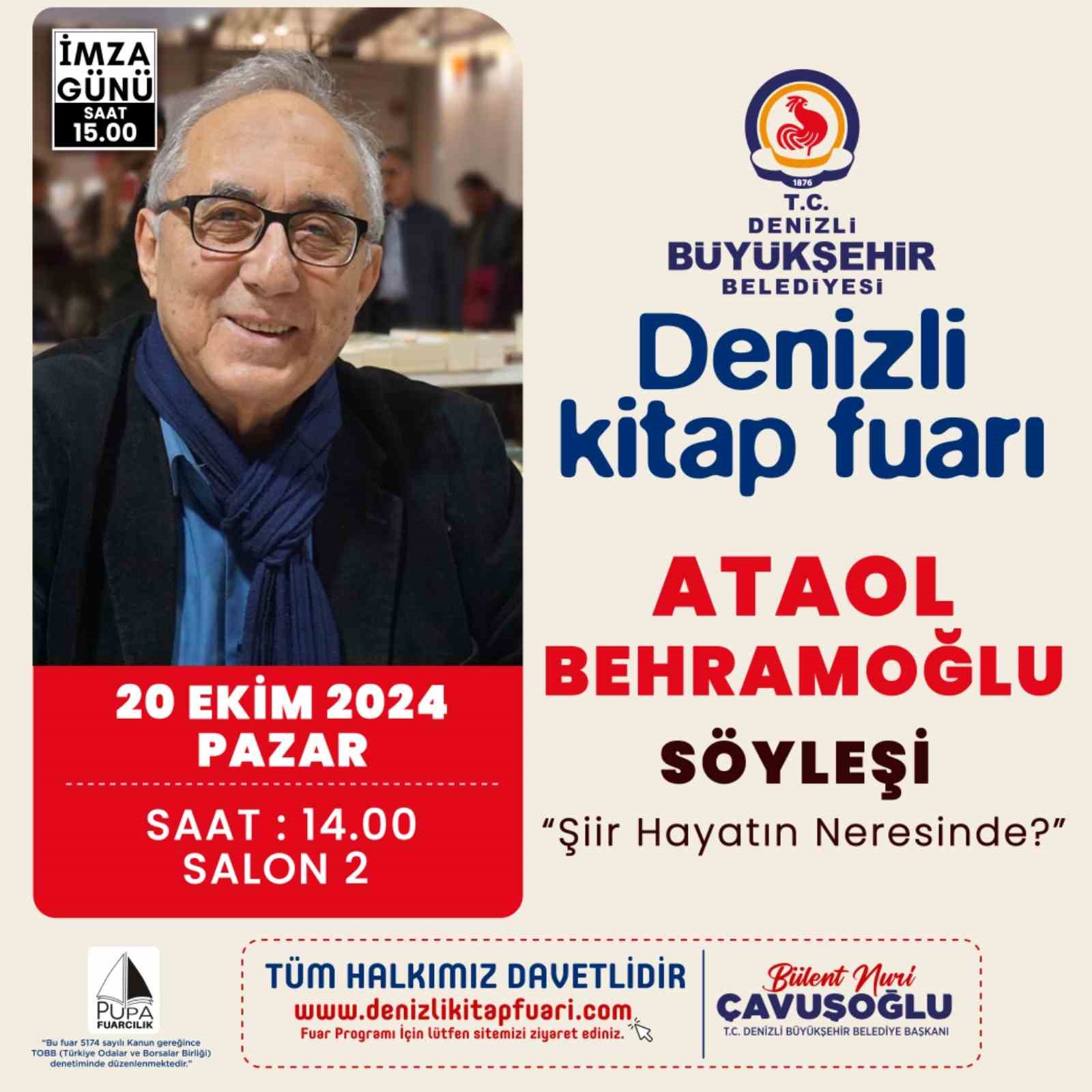Denizli Kitap Fuarı, 18 Ekim&rsquo;de kapılarını a&ccedil;ıyor
