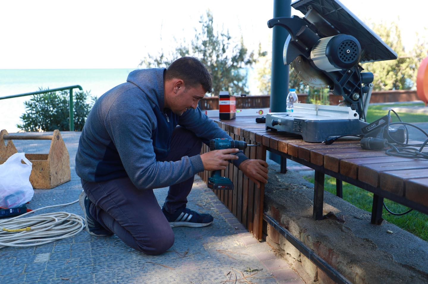 Burhaniye&rsquo;de bakım &ccedil;alışmaları devam ediyor
