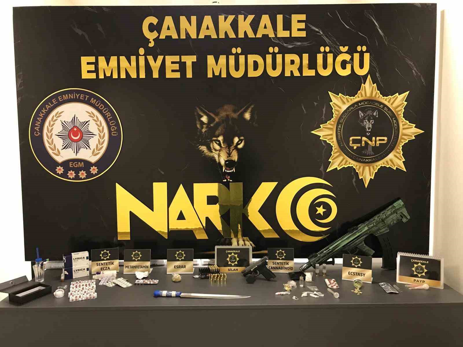 &Ccedil;anakkale&rsquo;de narkotik operasyonunda g&ouml;zaltı sayısı 27&rsquo;ye &ccedil;ıktı
