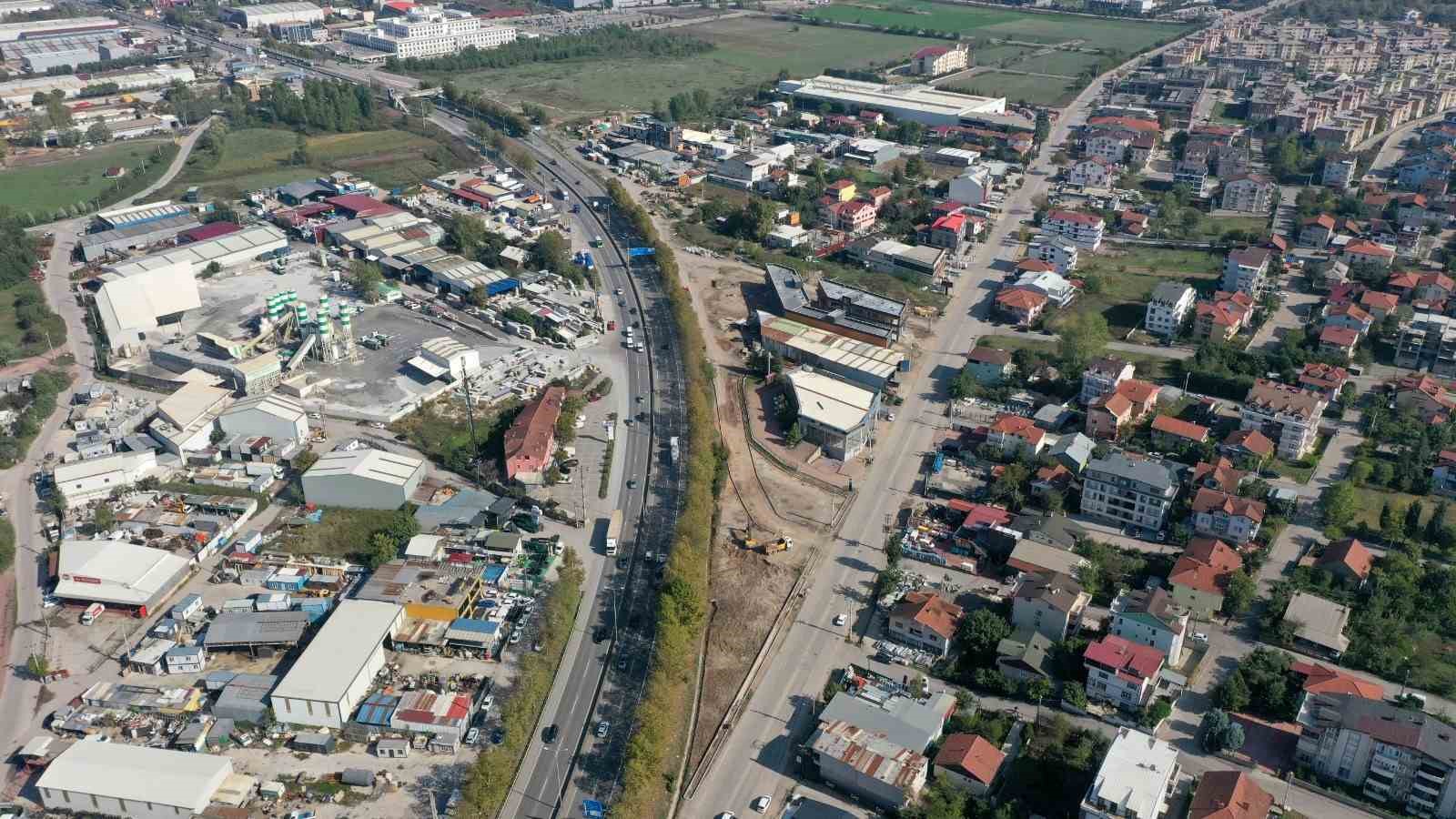 Yuvacık Sapağını rahatlatacak yol çalışması