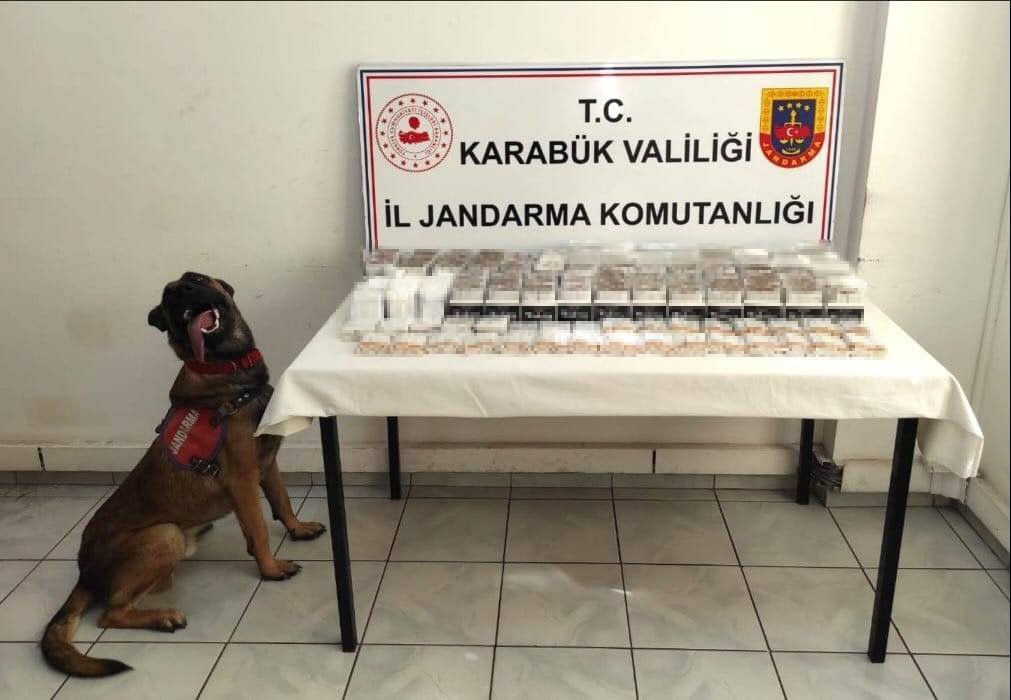 Karabük’te makaron ve kaçak tütün ele geçirildi
