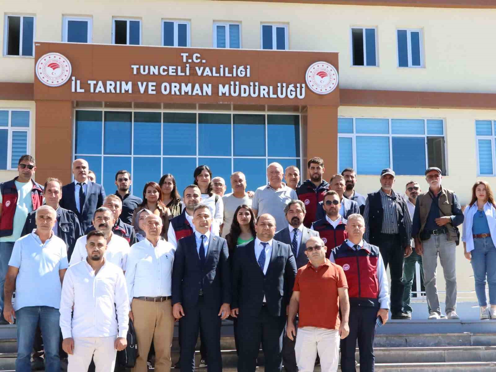 Tunceli’de, tarımsal üretim planlama bilgilendirme toplantısı