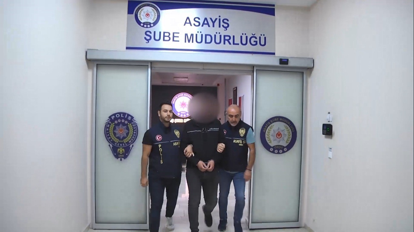 Ordu’da 9 yıl hapis cezası ve 45 suç kaydı bulunan şahıs yakalandı