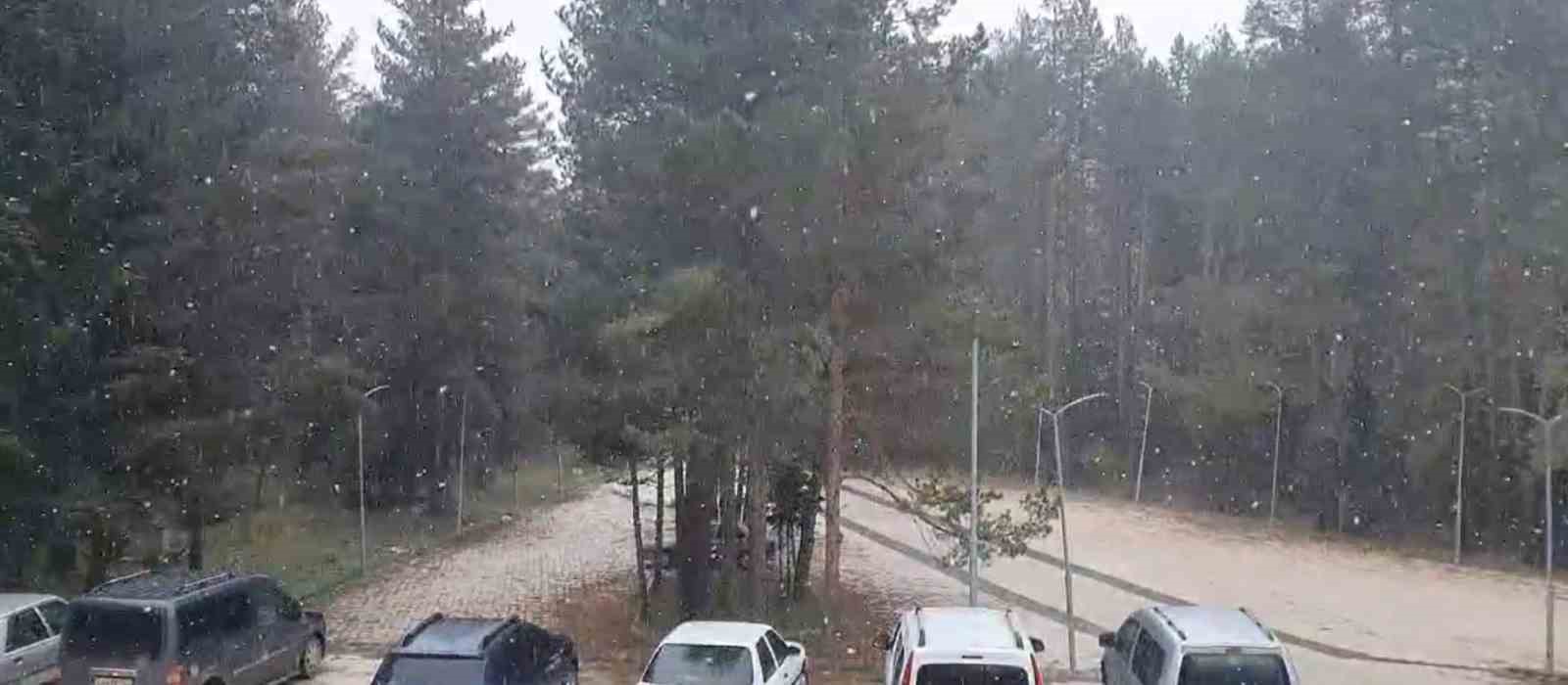 Ilgaz Dağı’nda kar yağışı etkili oluyor
