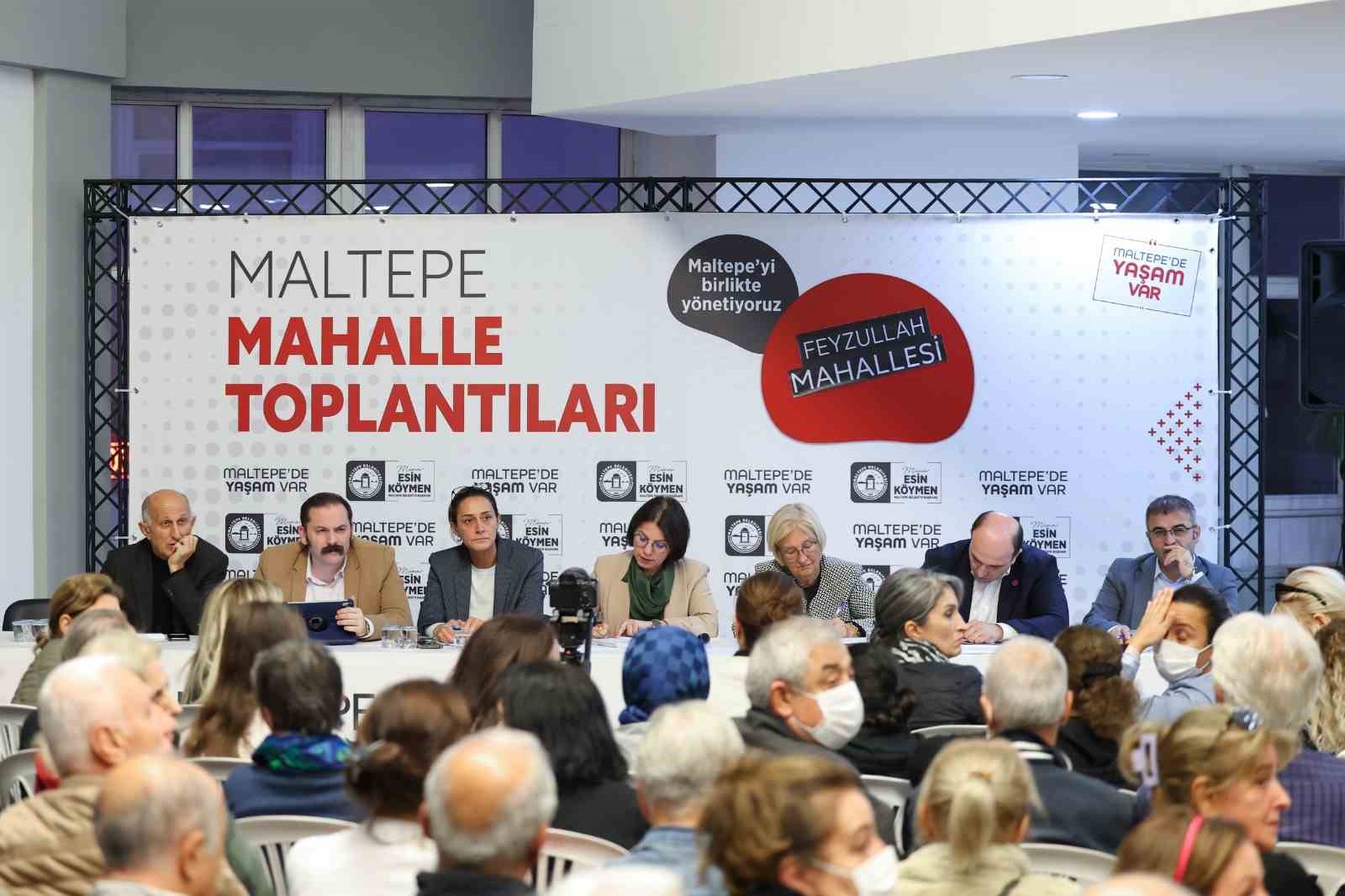 Maltepe’de mahalle toplantılarının 8’inci durağı “Feyzullah” oldu