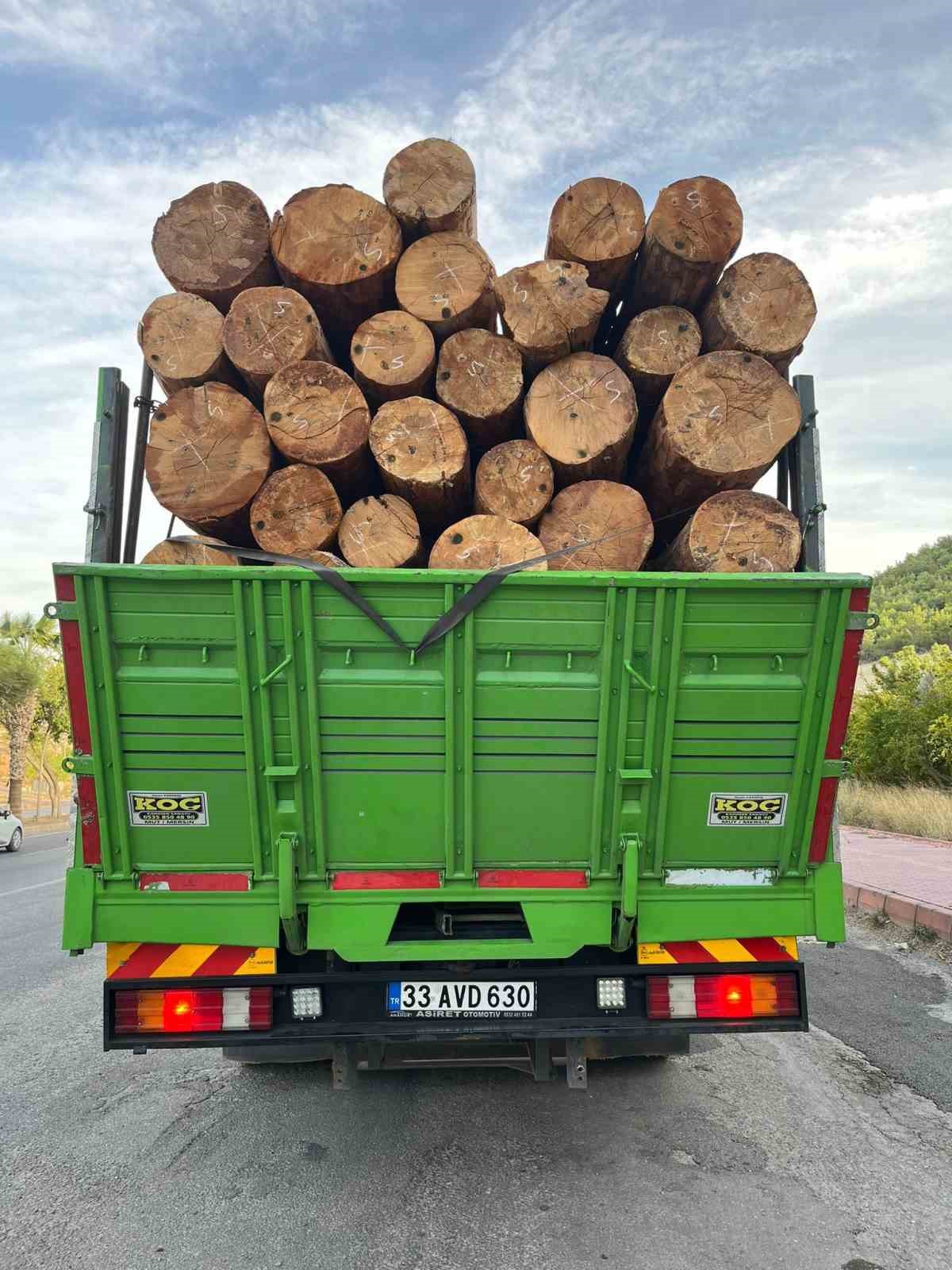 Mersin’de orman suçlarına karşı denetimler sürüyor
