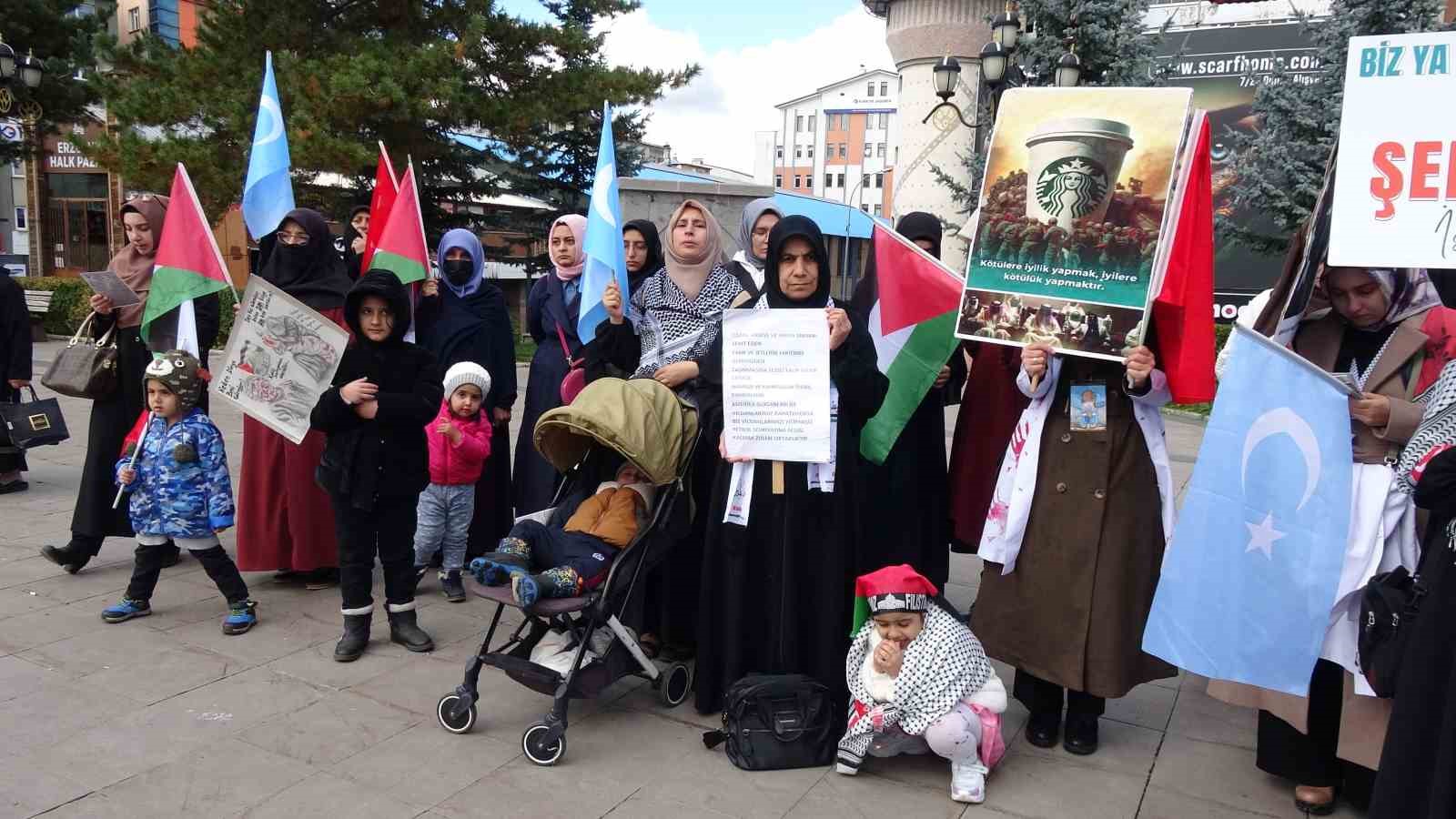 Erzurum’da Yahya Sinvar için gıyabi cenaze namazı kılındı
