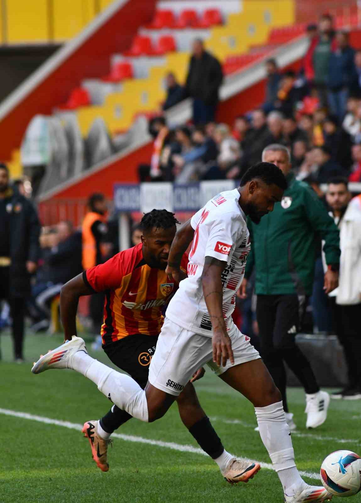 Trendyol Süper Lig: Kayserispor: 2 - Gaziantep FK: 2 (Maç sonucu)
