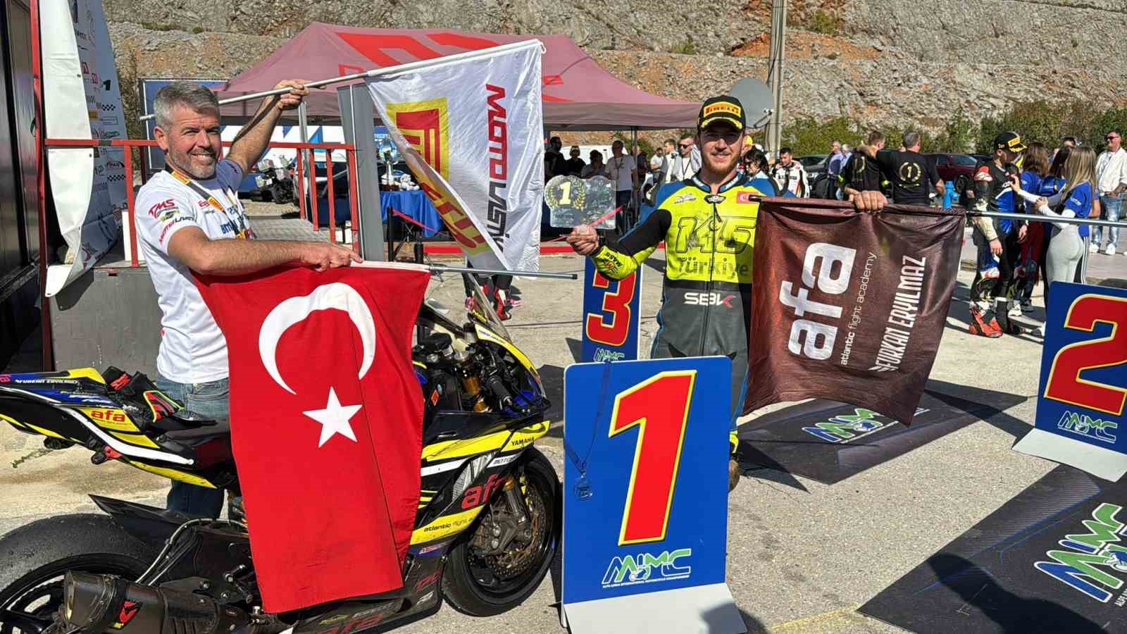 Turgutlulu milli sporcu Hırvatistan’da birinci oldu