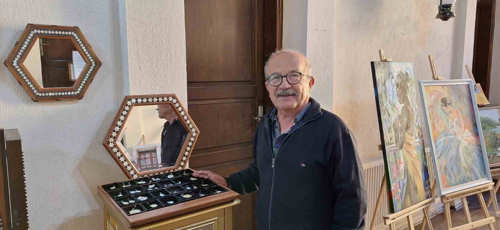 Sedef kakma iş&ccedil;iliği festivalde yoğun ilgi g&ouml;rd&uuml;
