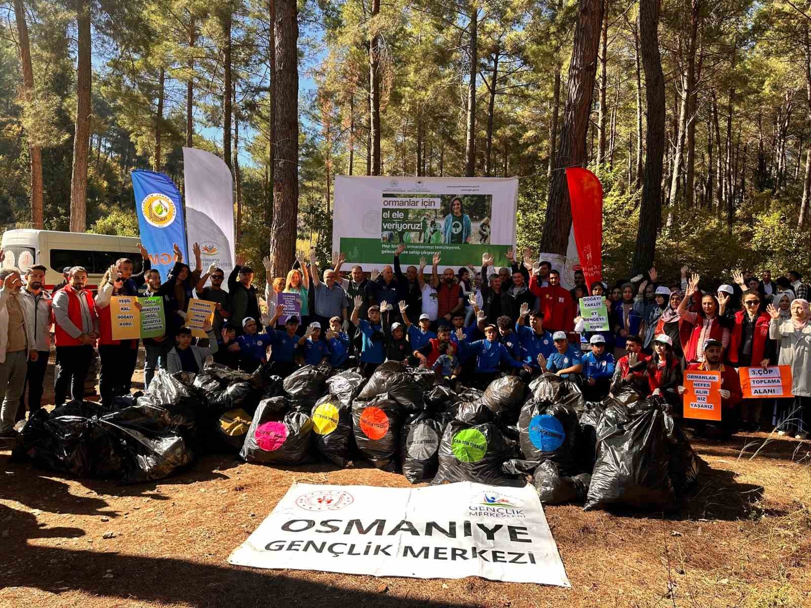 Osmaniye&rsquo;de ormanlık alanlar temizlendi
