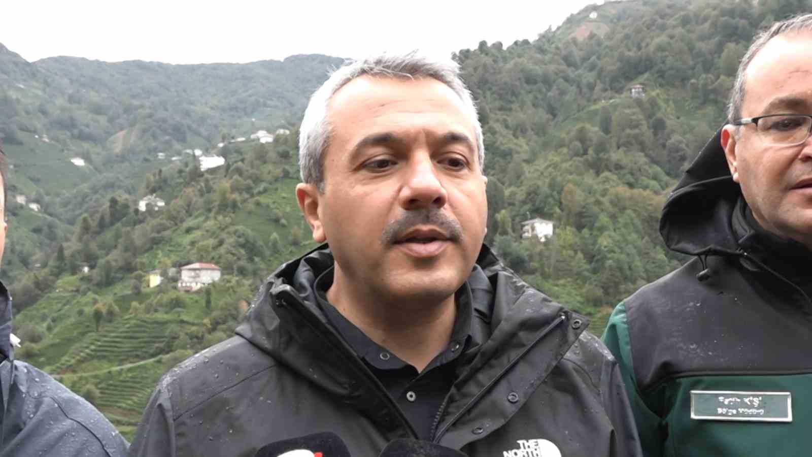 Rize Valisi İhsan Selim Baydaş: &quot;Heyelan riski devam ediyor&quot;