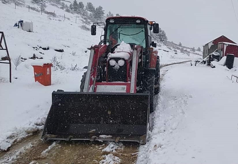 Ordu’nun yüksek kesimlerinde kar yağışı