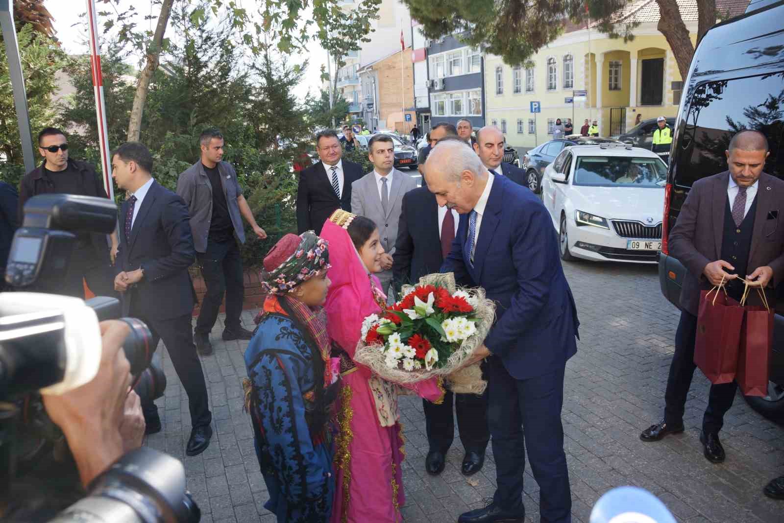 Vali Canbolat, TBMM Başkanı Kurtulmuş’u ağırladı