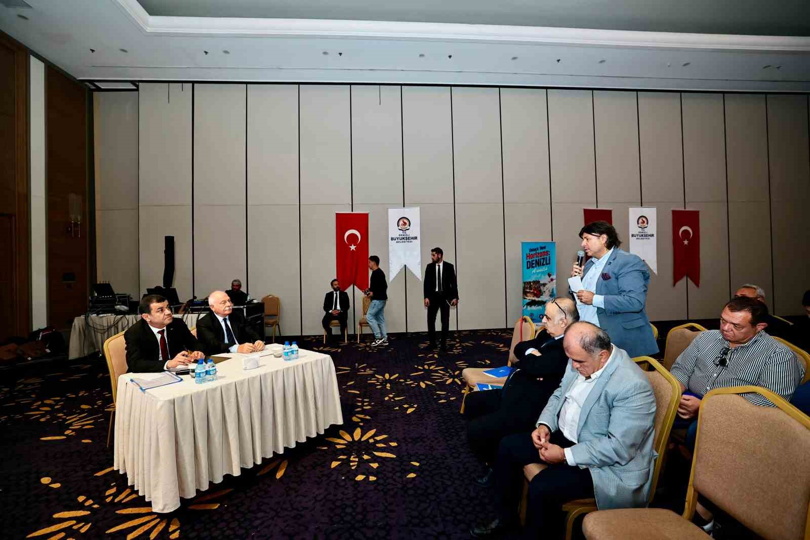 Başkan &Ccedil;avuşoğlu, Denizli&rsquo;nin g&uuml;zelliklerini Antalya&rsquo;da turizm akt&ouml;rlerine tanıttı
