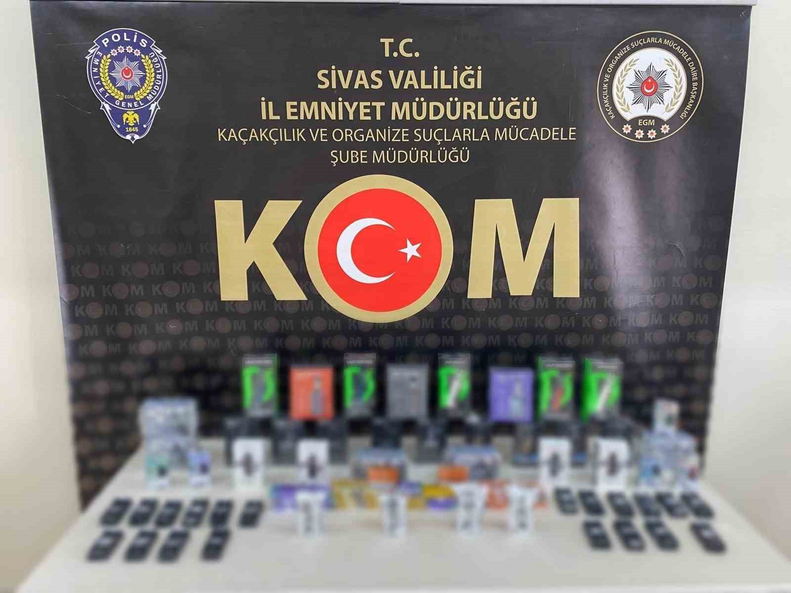 Sivas’ta kaçakçılığa polis engeli