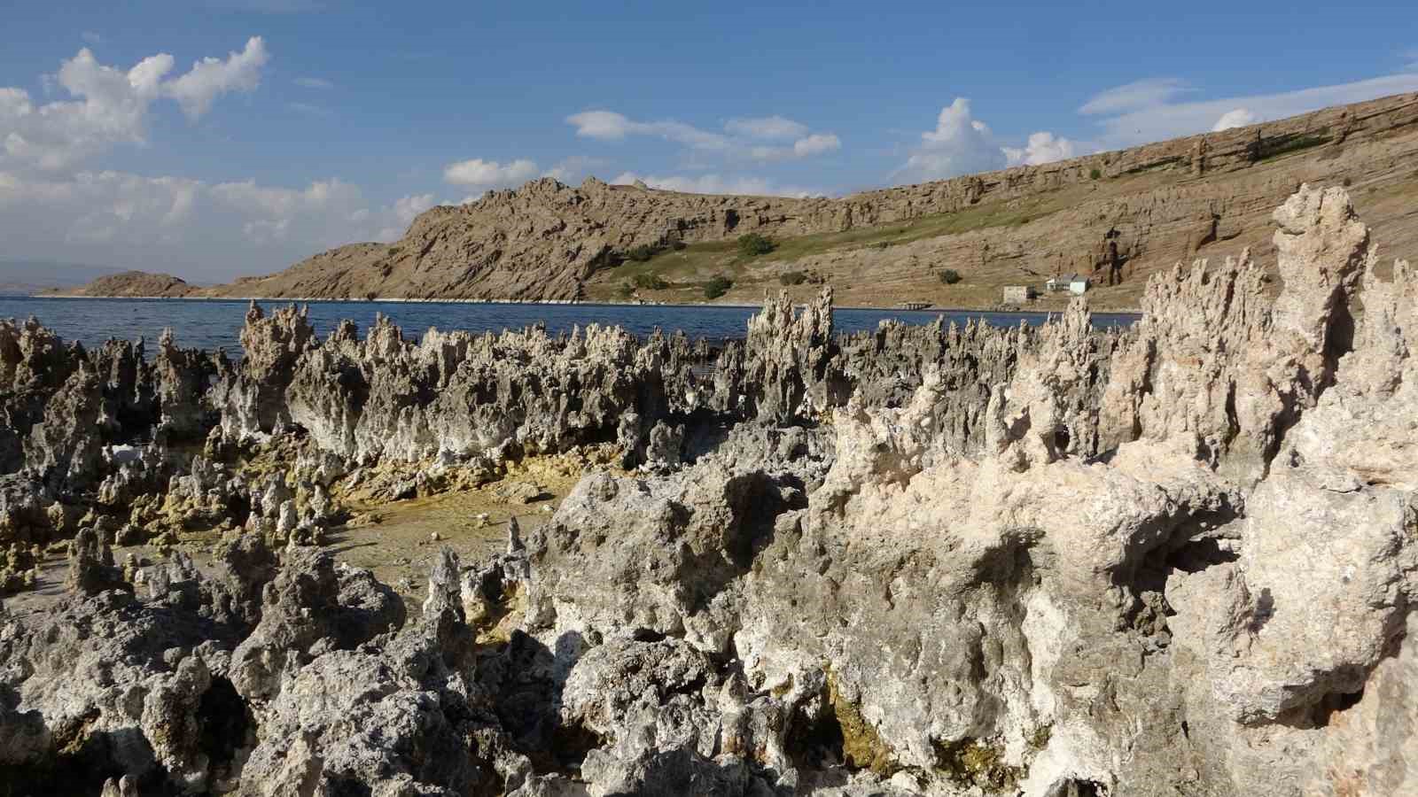 Van Gölü her geçen yıl biraz daha çekiliyor
