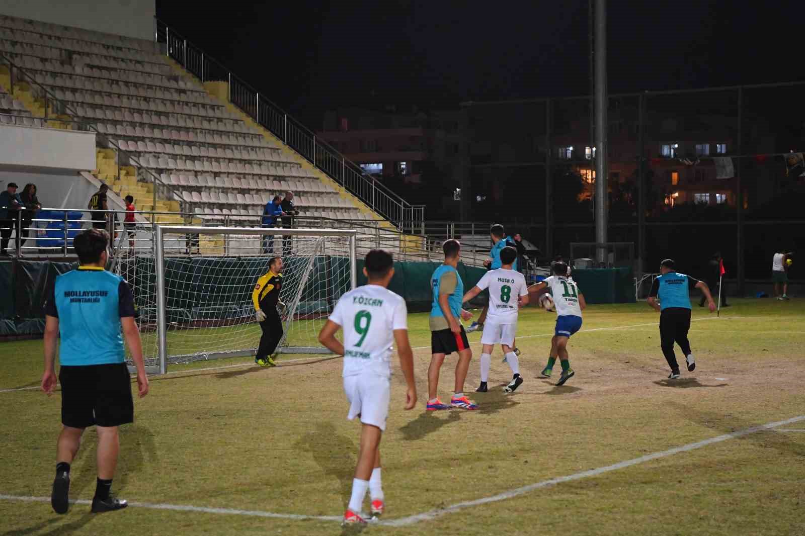 Mahalleler arası futbol turnuvasında heyecan sürüyor
