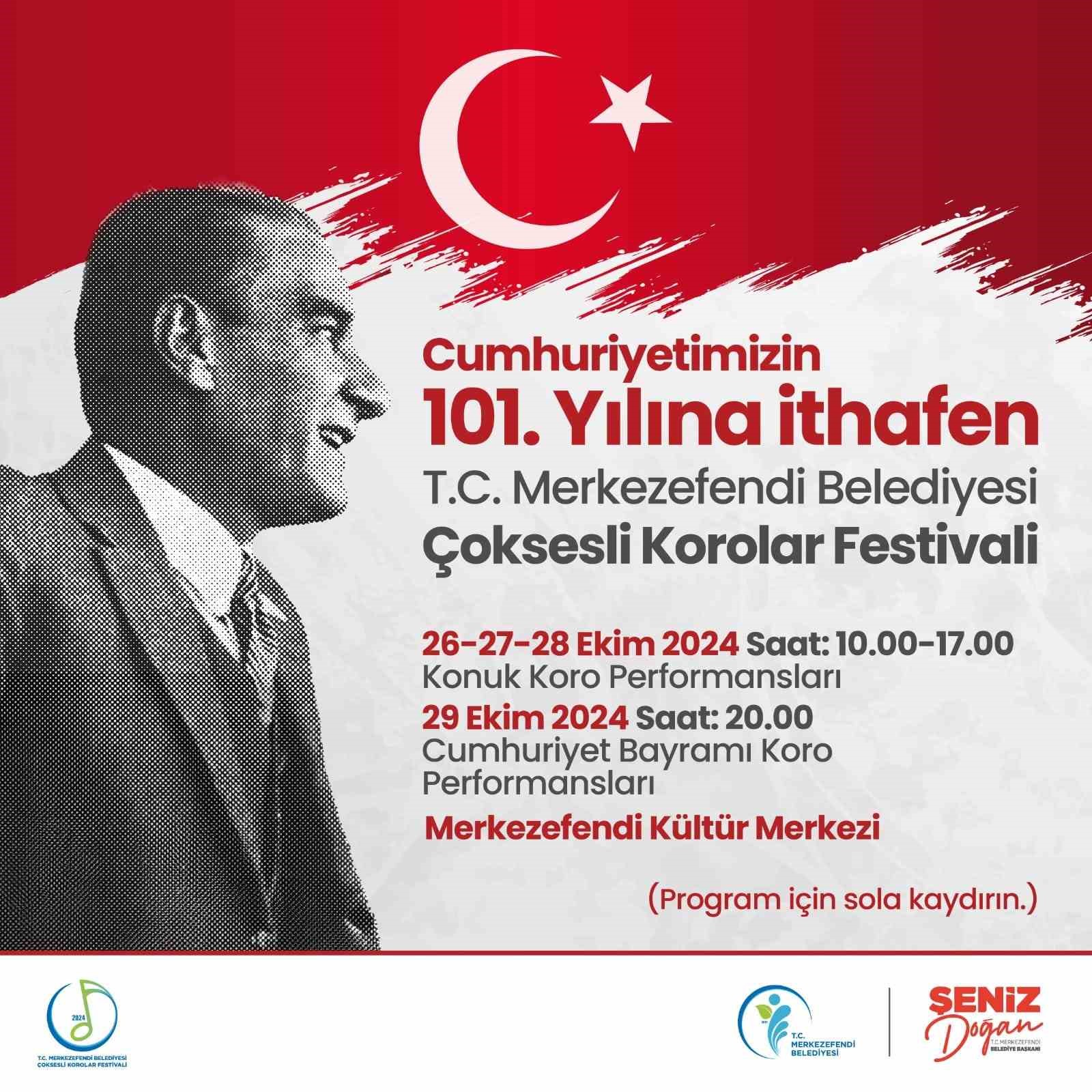 Merkezefendi Belediyesinde &Ccedil;oksesli Korolar Festivali başlıyor
