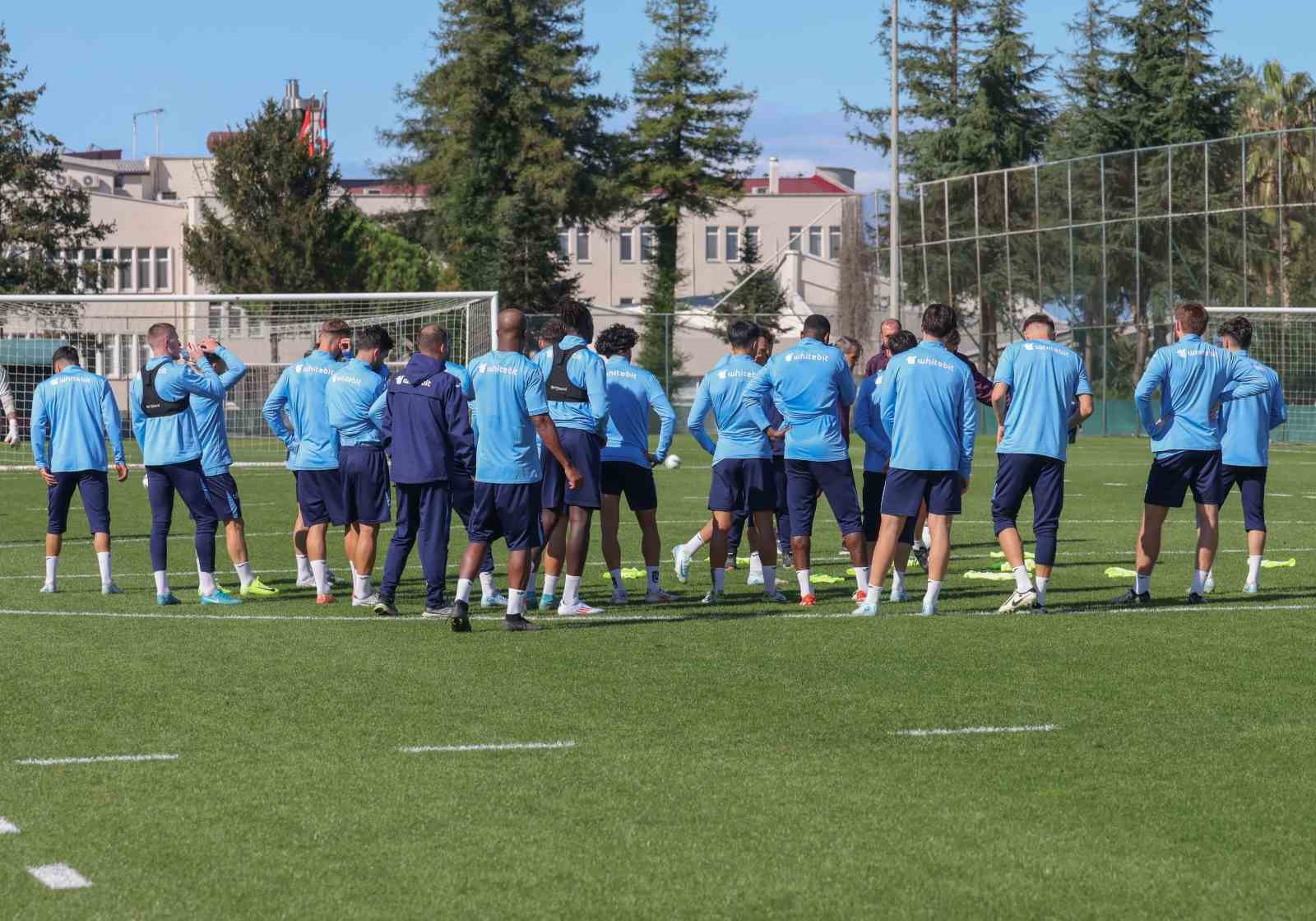 Trabzonspor, Göztepe maçı hazırlıklarını sürdürdü